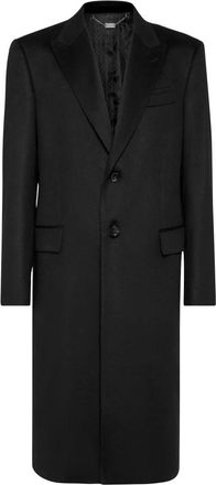 Billionaire Boys Club Cashmere Regular Fit Jas - Heren - Mantel - Zwart - XL - Leer - Jassen