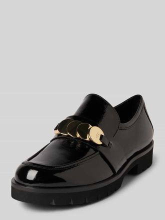 Högl Loafer mit Label-Detail in Black, Größe 38