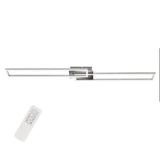 Briloner Plafoniera Led Bioclim&aacute;tica Cromo 110 X 24,8 X 7,8 Cm 40w 4400lm