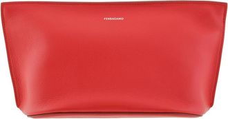 Ferragamo Leather Zip Pouch