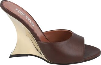 PARIS TEXAS Nina Leather Mules