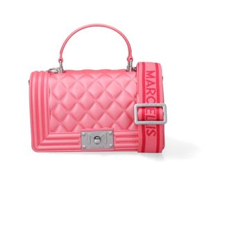 Marc Ellis Gewatteerde Handtas - Dames - Tassen - Roze - Maat: ONE Size Leer