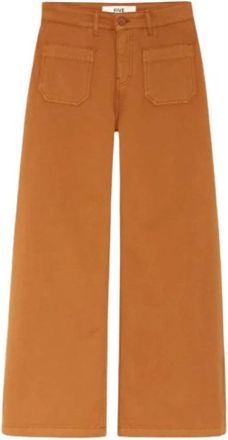 Five Jeans Broeken - Dames - Wijde Broeken - Bruin - W29 - Broeken