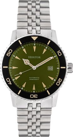 Heritor Hurst Stainless Steel Diver Watch