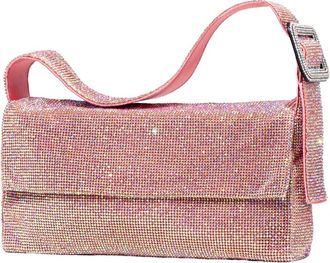 Benedetta Bruzziches Vitty la Grande - Dames - Schoudertassen - Roze - ONE Size - Satijn - Tassen