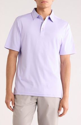 David Donahue Cotton Polo in Lilac at Nordstrom Rack, Size Xx-Large
