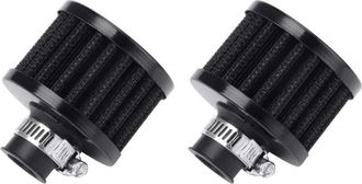 OEM 12 Filtros De Aire Fr&iacute;o Para Ventilaci&oacute;n De C&aacute;rter, Turboventilador De 12 Mm, Mini, Negro, Para Coche Y Motocicleta