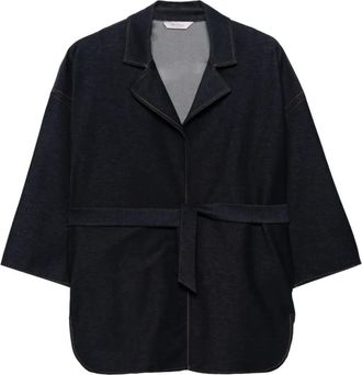 Max Mara belted jacket - Blu