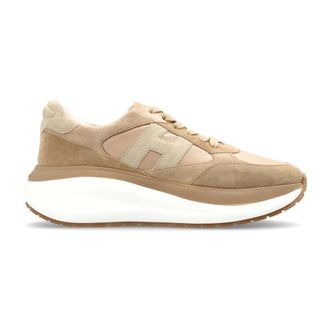Hogan Maxi I Active Sneakers - Dames - Sneakers - Beige - 37 EU - Leer - Schoenen