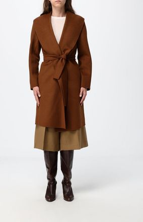 Max Mara Cappotto lungo a vestaglia Estremo in lana e cashmere con cintura
