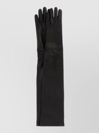 Prada nappa gloves long length smooth texture stitching