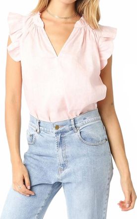 Olivaceous Heidi Sleeveless Top In Peachy Pink