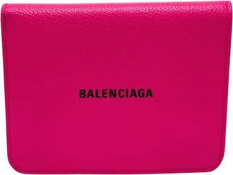 Balenciaga Pre-owned Wallets, female, Pink, Size: ONE SIZE Pre-owned Leather wallets