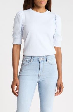 Frame Denim The Frankie Cotton Tee in Chambray Blue at Nordstrom Rack, Size X-Large