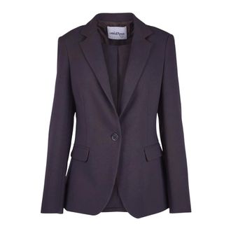 ottod'Ame Single-breasted blazer - Dames - Jassen - Bruin - Maat: S Zijde