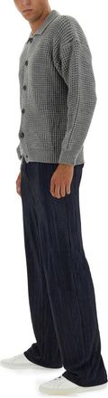 Family Fir$t Milano Wool-Blend Cardigan - Grey