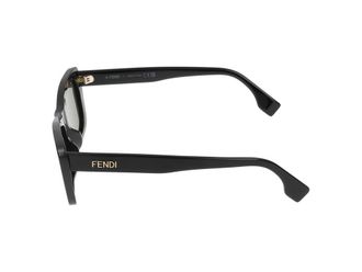 MAISON FENDI Unisex Fe40185i Black Rectangular Sunglasses Standard
