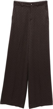 Gucci Brown Straight Flat Front Pant
