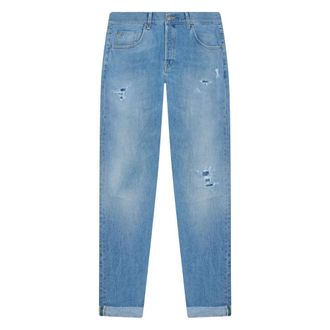 Dondup Straight Jeans, male, Blue, Size: W33 Bray Jeans