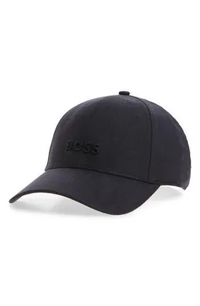 BOSS Zed Embroidered Logo Adjustable Baseball Cap in Dk Bu at Nordstrom Rack