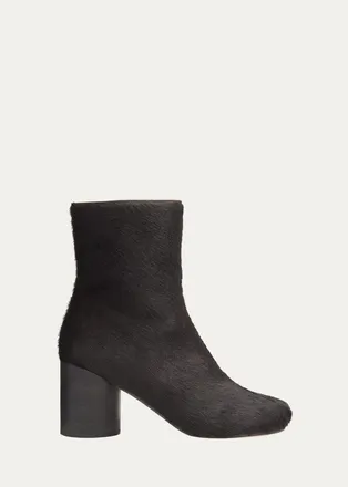 Maison Margiela 80mm Calf Hair Ankle Boots