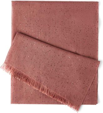 Brunello Cucinelli Brunello Cucinelli kasjmier en zijden sjaal