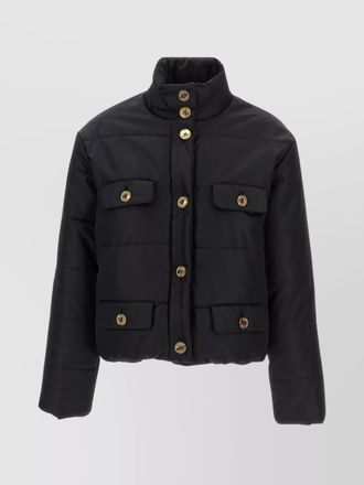 MOSCHINO ブラック ミリタリージャケット 42サイズ(Ｌ) Moschino Nylon Bomber Jacket Moschino