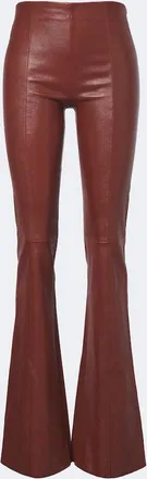 Stouls Pantalones flared Gege de piel