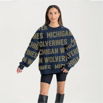 Gameday Couture Womens Gameday Couture Navy Michigan Wolverines Hype Era Sweatshirt at Nordstrom, Size Xx-Large