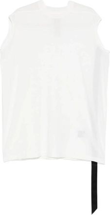 Rick Owens Tarp Tank Top - Heren - Tops zonder mouwen - Wit - L - Katoen - Tops