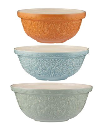 Mason Cash Mason Cash Set Of 3 Home To Roost Mixing Bowls