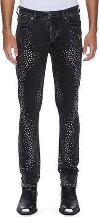 Ksubi Van Winkle Renaissance Studded Skinny Jeans in Black at Nordstrom Rack, Size 30