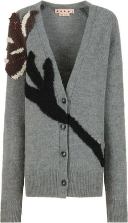 Marni Truien & Vesten, Dames, Grijs, S, Cardigan