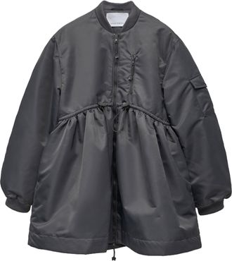 Cecilie Bahnsen Dark Gray Cbfrancis Technical Nylon Jacket