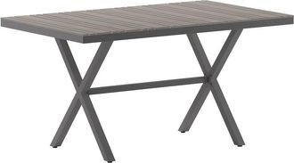 Flash Furniture Modern Commercial Grade X-Frame Patio Dining Table