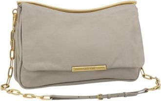 Miu Miu Pre-owned Shoulder Bag - Dames - Vintage Schoudertas - Grijs - ONE Size - Leer - Vintage