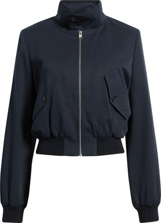 Frame Denim The Harrington Cotton Jacket in Navy at Nordstrom, Size X-Small