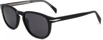David Beckham Mens 53mm Black Silver Sunglasses DB1070-S-BSC-53
