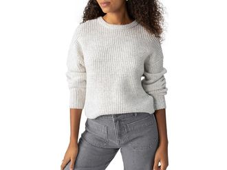 Sanctuary Snow Bunny Sweater Womens Sweater Chalk Heather : LG (US 10-12), Acrylic/Polyester