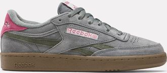 Reebok Womens Club C Revenge Vintage In Darkfog/Darkfog/Studiopink M