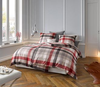 Fleuresse Bettwäsche »Lech 3742« 2 Stk. tlg. Edelflanell, Baumwolle, in Gr. 135x200, 155x220, 200x200cm