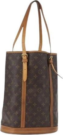 Louis Vuitton Pre-owned Bucket Bags, female, Brown, Size: ONE SIZE Pre-owned Monogram Canvas Bucket Bag