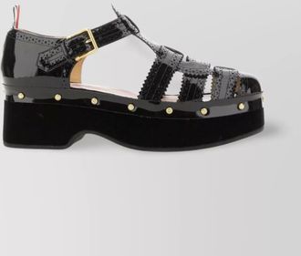 Thom Browne leather platform sandals