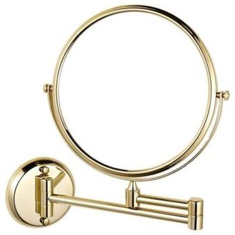 OEM Espejo De Maquillaje De Pared De 8 Pulgadas, Giratorio, De Doble Cara, Extensible Y Plegable, Ideal Para El Ba&ntilde;o O Para Afeitarse, Con Aumento De 5x, 