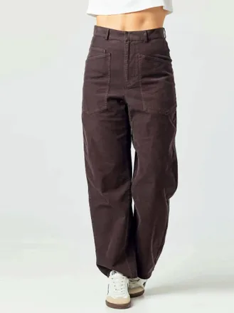 Sundays Colette High-Waisted Pants In Chocolate