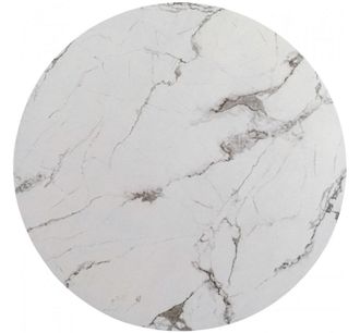 Kare Design Tablero de mesa schickeria efecto m&aacute;rmol blanco &oslash;8