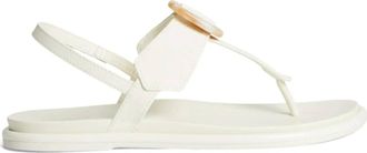 Olukai Womens Lai T-Bar Sandal In White Sand
