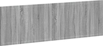 vidaXL Cabecero Montada En La Pared Ede Sonoma Gris Vidaxl