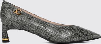 Coccinelle Python Print Leather Low-Heeled Pumps