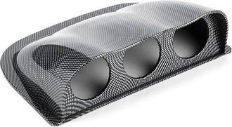 No Brand Soporte Para Indicadores Del Tablero - Soporte Para Panel De Instrumentos - Interior Del Autom&oacute;vil - Soporte Para Tres Indicadores - Orificio De 2 Pul